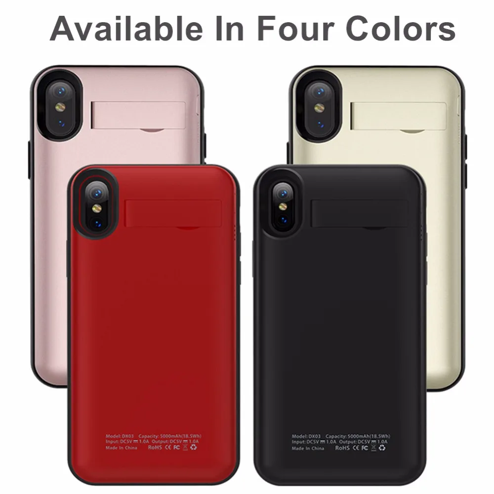 Фото 5000 Mah For iPhone X Power Case Smart Mobile Cover Backup Battery Wireless Charger Pack Bank for Мобильные телефоны и 5000 Mah For iPhone X Power Case Smart Mobile Cover Backup Battery Wireless Charger Pack Bank for Мобильные телефоны и