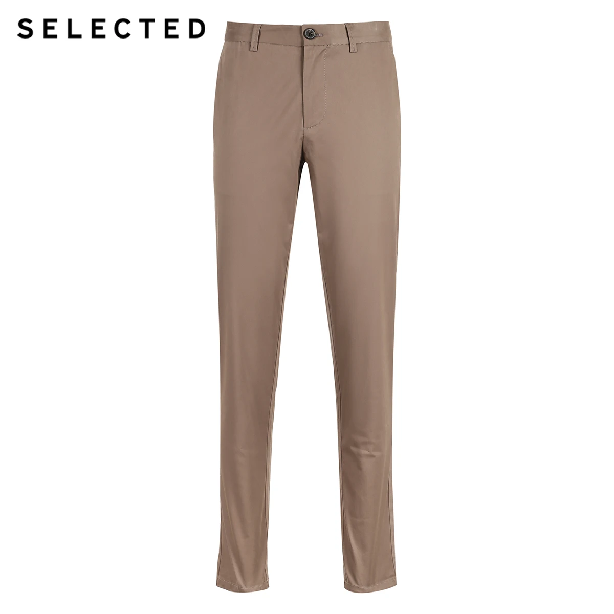 Отборные мужские брюки из смеси хлопка слегка тянущиеся узкие S | 418314517 Мужская