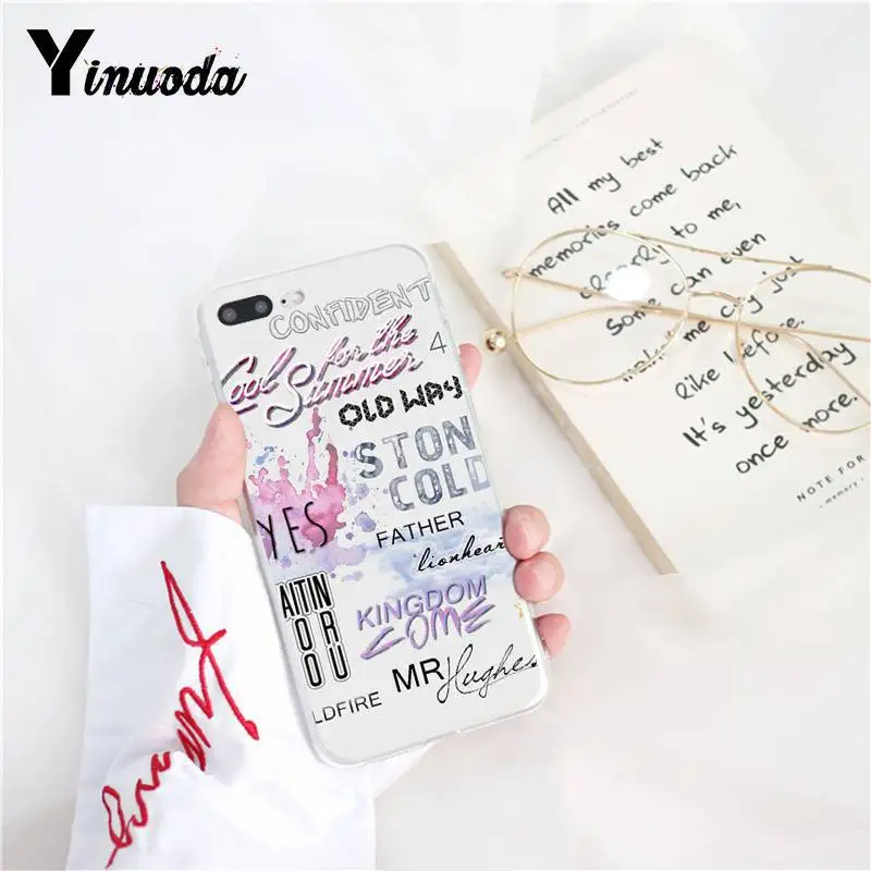 A15 Yinuoda Demi Lovato Stay strong Capa чехол для телефона Fundas для iphone 11 Pro MaxX XSMAX 6 6S 7 8plus 5 5S XR - Цвет: A15