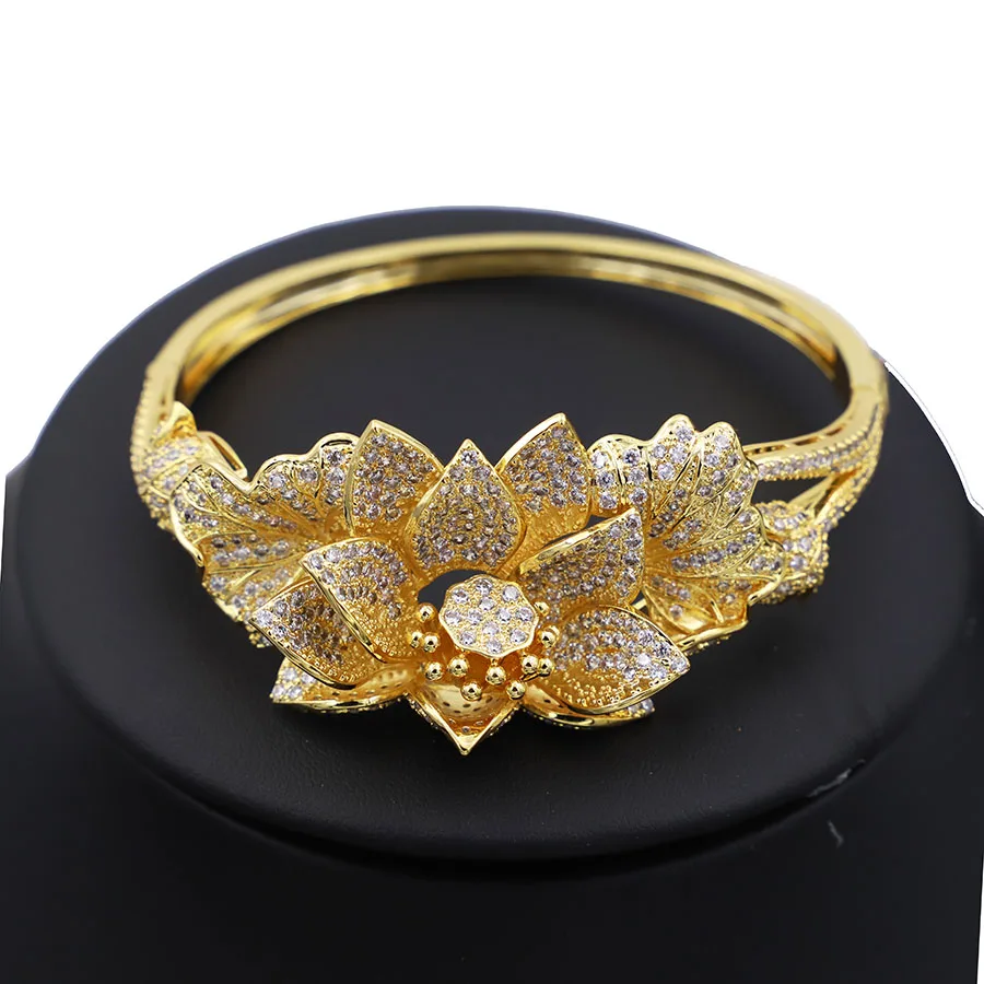 TSROUND кубического циркония комплект ювелирных изделий Дубай Для женщин