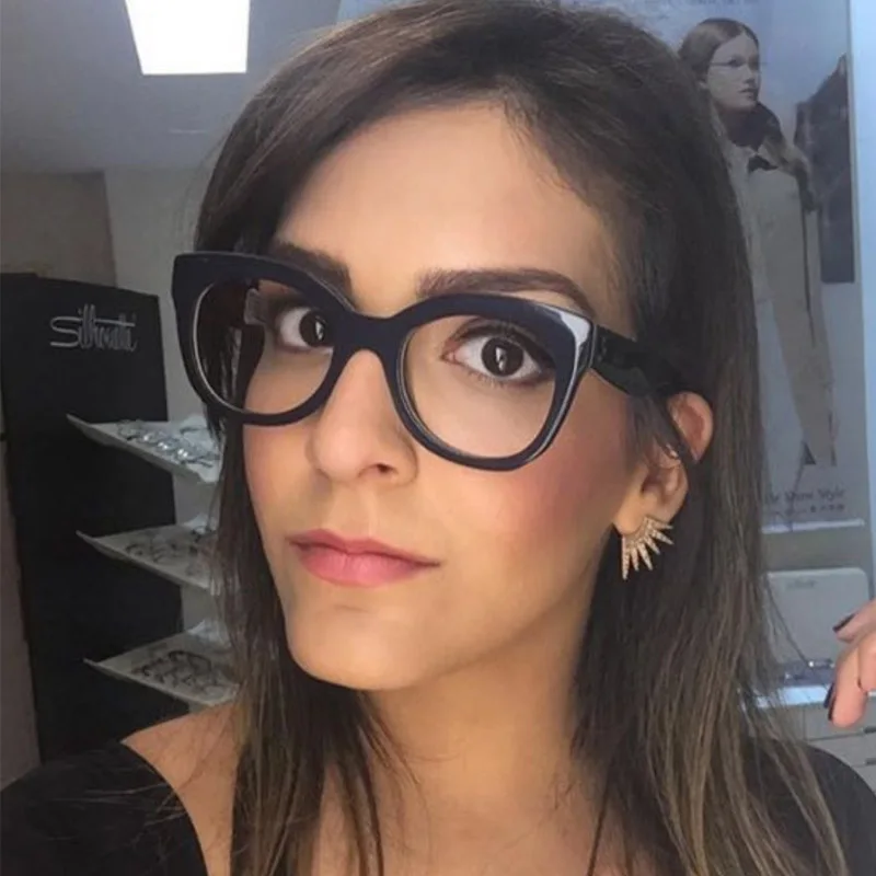 Новинка 2017 унисекс винтажные очки Брендовые дизайнерские прозрачные женские