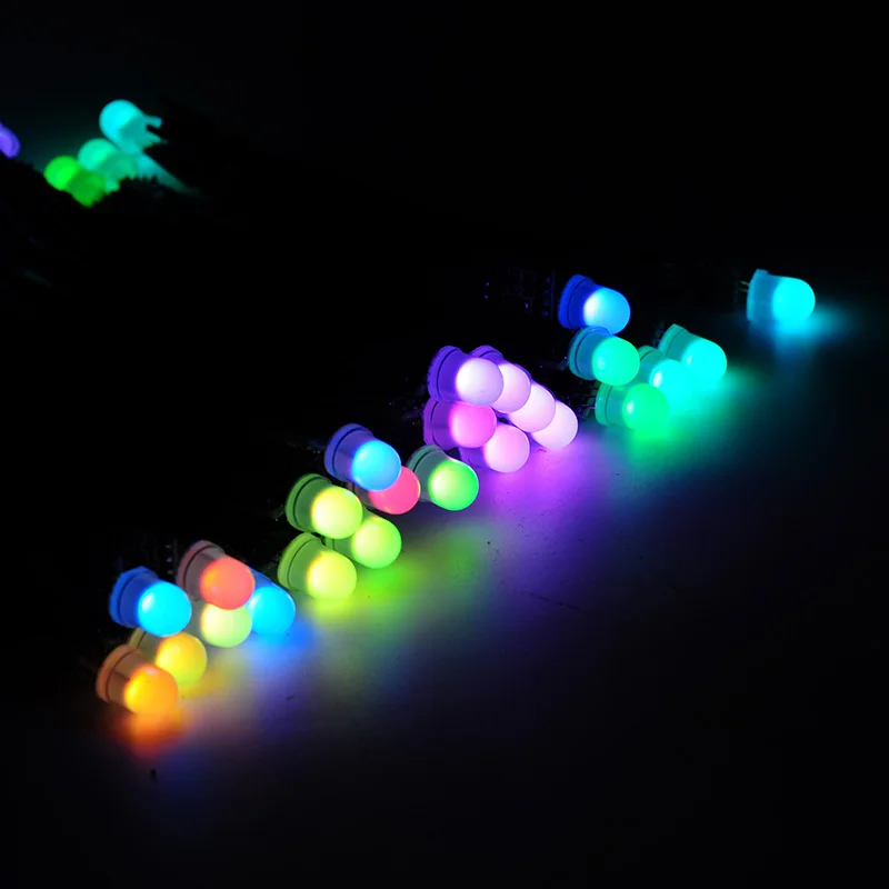100 шт. 12 мм WS2811 IC светодиодный пиксельный модуль струна не является