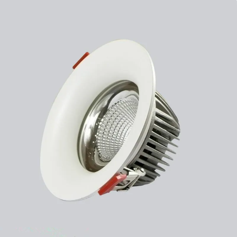 Free Shipping COB 15W High Power Led Downlights Warm Cold White Recessed Ceiling downLights With Drivers AC85-265V | Лампы и освещение