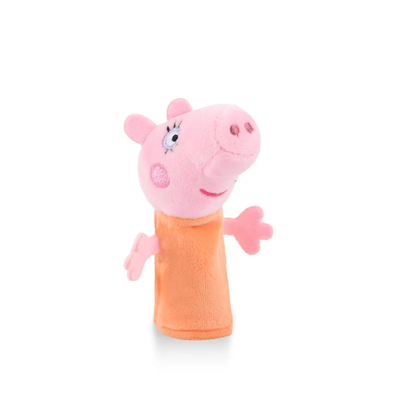 Оригинальная кукла Peppa Pig Peppa с пальцами, Джордж, Папа, мама, свинка, динозавр, милые Мультяшные плюшевые игрушки, кукла, рождественский подарок, игрушки для детей, девочек