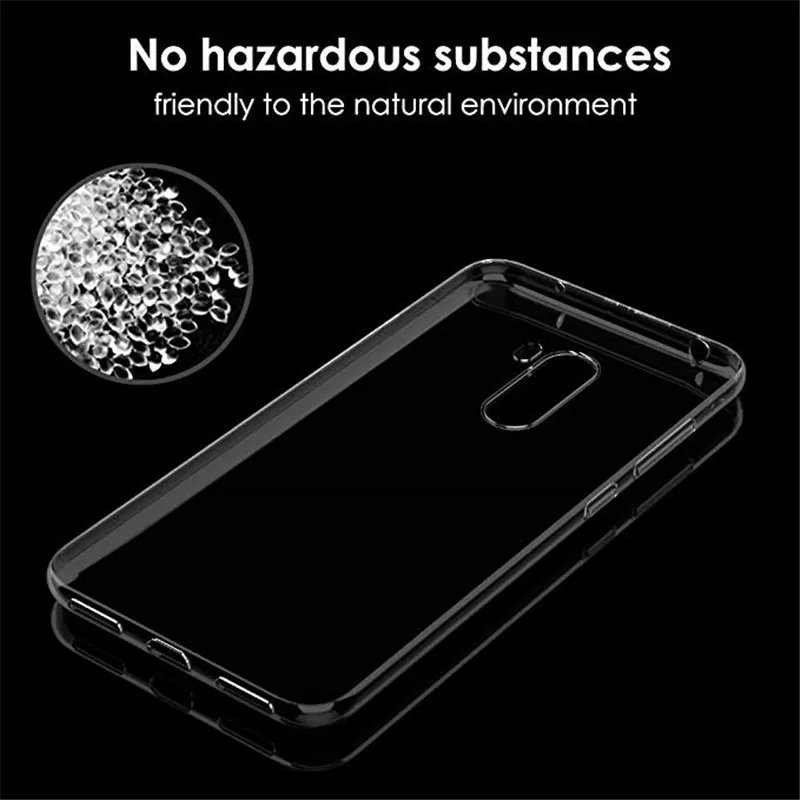 Мягкий прозрачный ТПУ силиконовый чехол для Xiaomi Pocophone F1 задняя крышка 6 18 дюймов