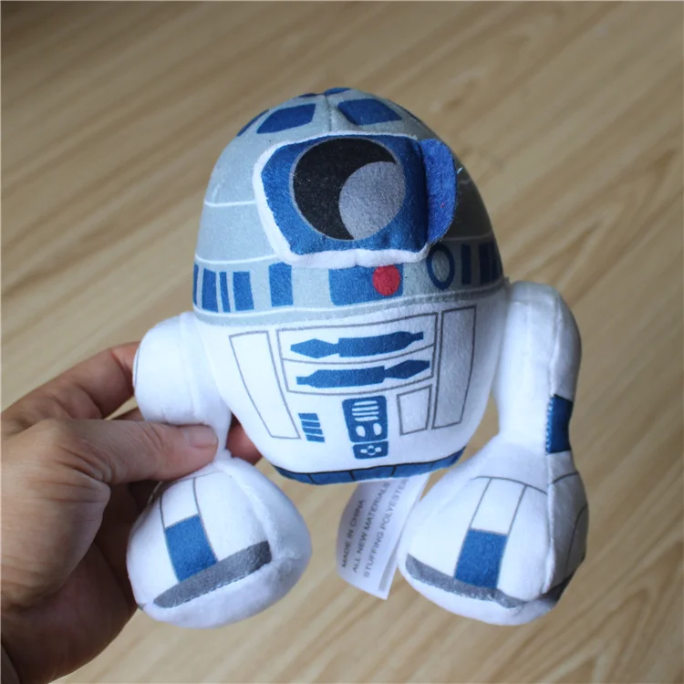 R2-D2 1 шт. 15-20 см Звездные войны BB-8 R2-D2 Дарт Вейдер имперский Штурмовик плюшевые игрушки куклы для детей Подарки и день рождения - Цвет: R2-D2