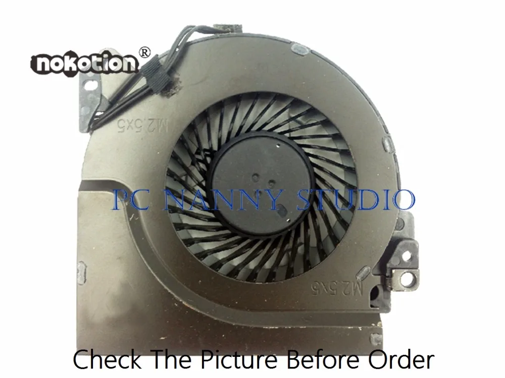NOKOTION для Dell M6800 DC28000DCVL 07DDM8 охлаждающий вентилятор Cpu кулер рабочий б/у|cpu cooler|fan cpu