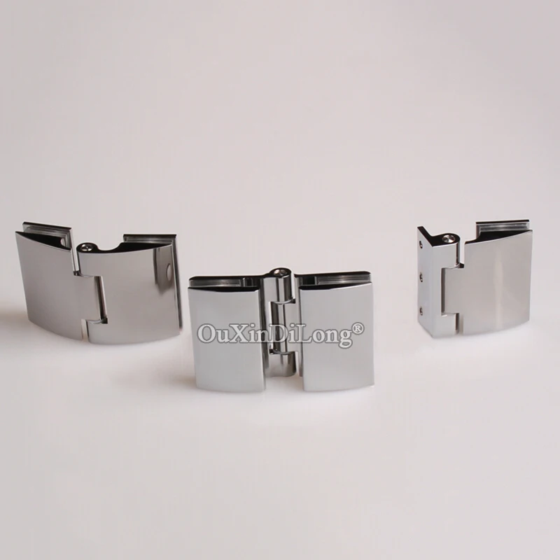 Новинка 1 шт. латунные безрамные стеклянные дверные петли для ванной комнаты