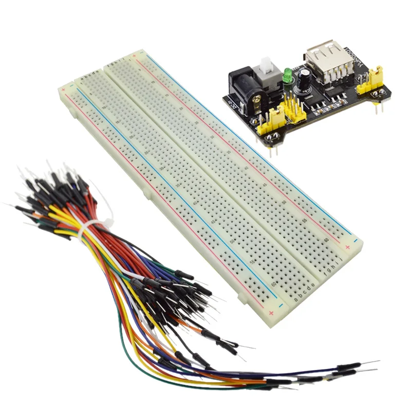 MB102 Макет силовой модуль + MB 102 830 точек Solderless Прототип хлебопечки комплект 65