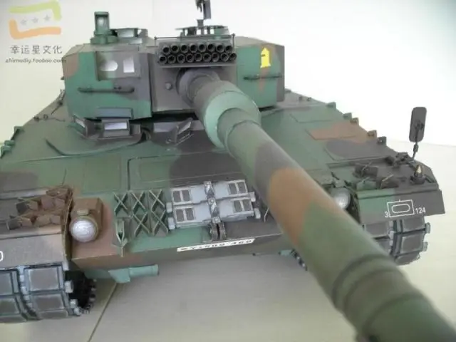 1:16 Леопард 2A4 основной боевой танк военная модель 3D бумажная модель бумага для рукоделия «сделай сам» плесень дисплей игрушка