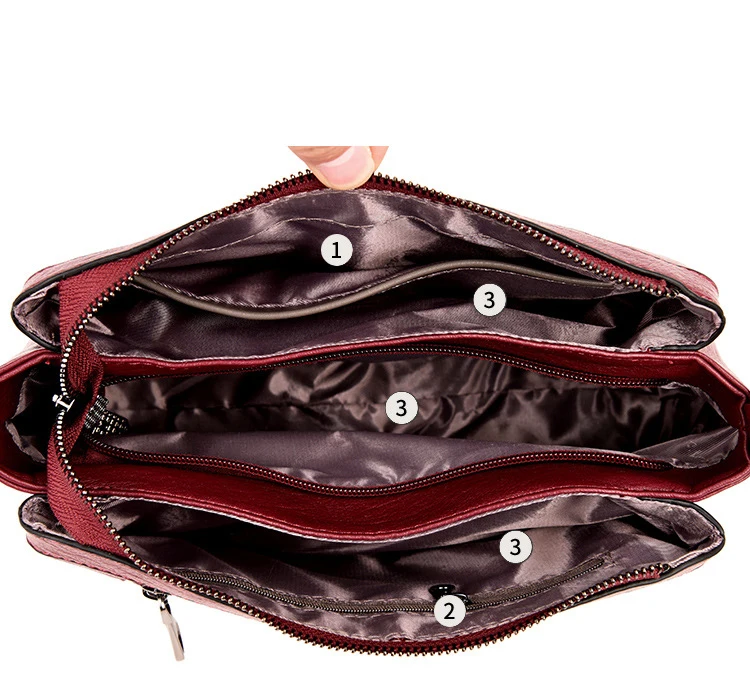 Женская сумка из натуральной кожи Bolsas Feminina Винтажный дизайн женские сумки через