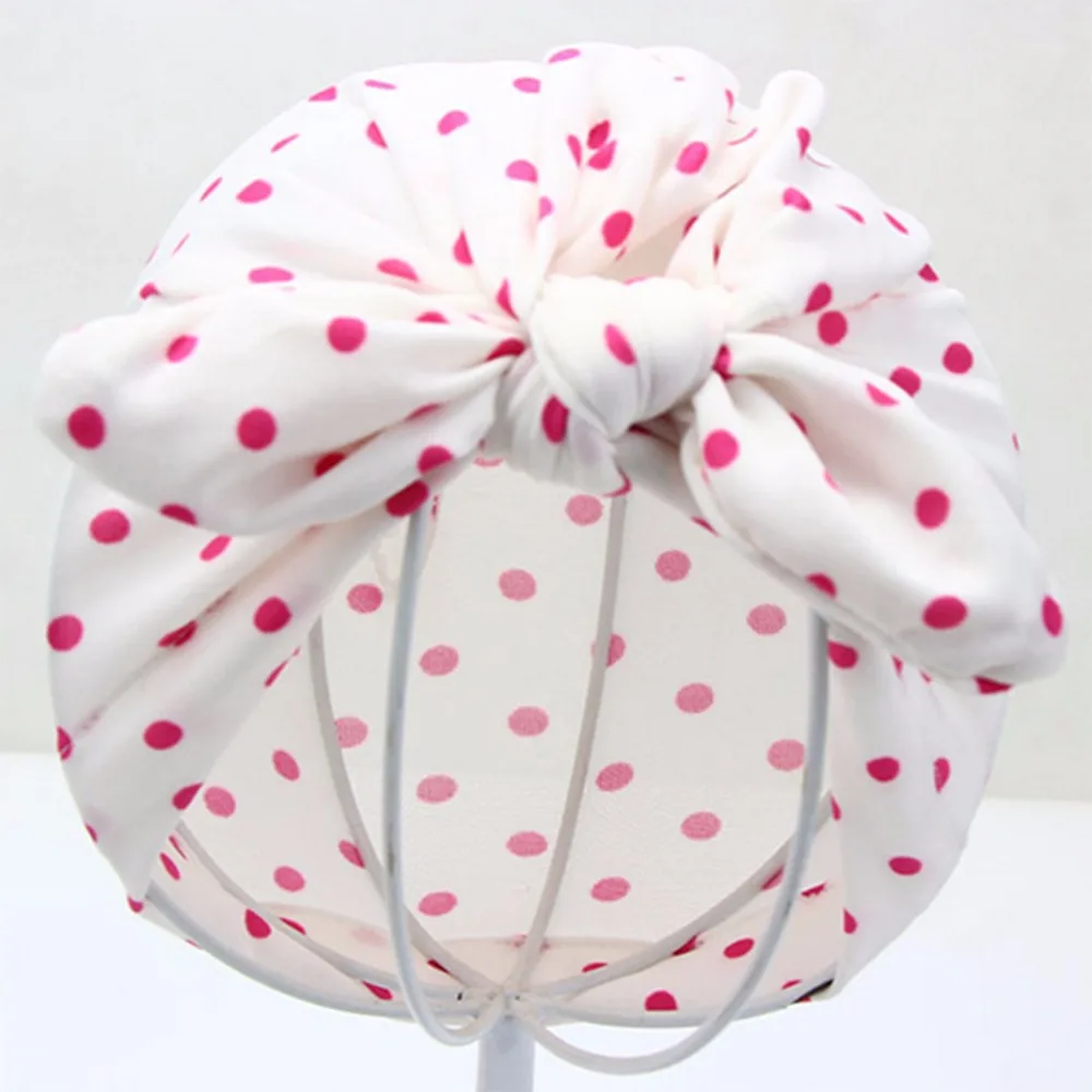 Lacontrie/Детская Хлопковая мягкая шапка-тюрбан с кроличьими ушками эластичная шапка