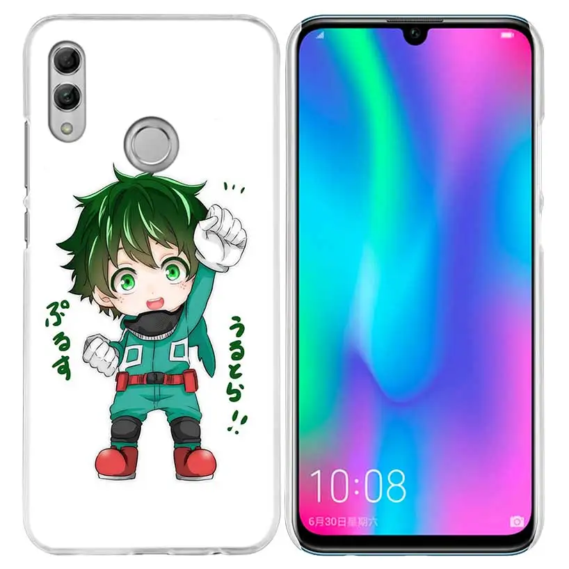 Тонких листов Kawai мой герой чехол для huawei Honor 8X Y9 9 10 Lite Play 7C 8C 8S 8A фотоаппаратов моментальной печати 7S 7A Pro V20 20i Y6 Y7 Y5 Жесткий Чехол для мобильного телефона