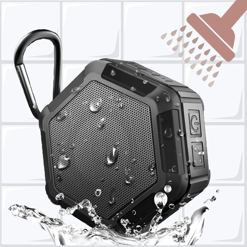 [Обновление] 5 Вт Душ Bluetooth динамик 20 часов воспроизведения богатый бас громче HD
