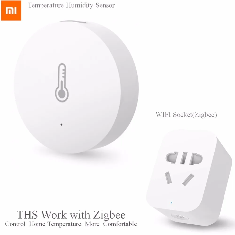 Оригинальный Интеллектуальный мини Mi датчик температуры и влажности Xiaomi с Wifi