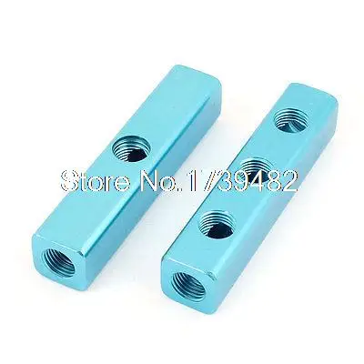 1/4 Bsp 3 Way Air Hose Pipe Inline Manifold Block Splitter