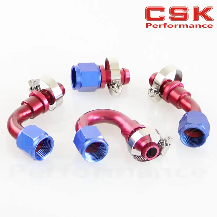 8 90 градусов толчок на масле топливной линии шланга конец фитинга|an 8|an fittingsfitting an |