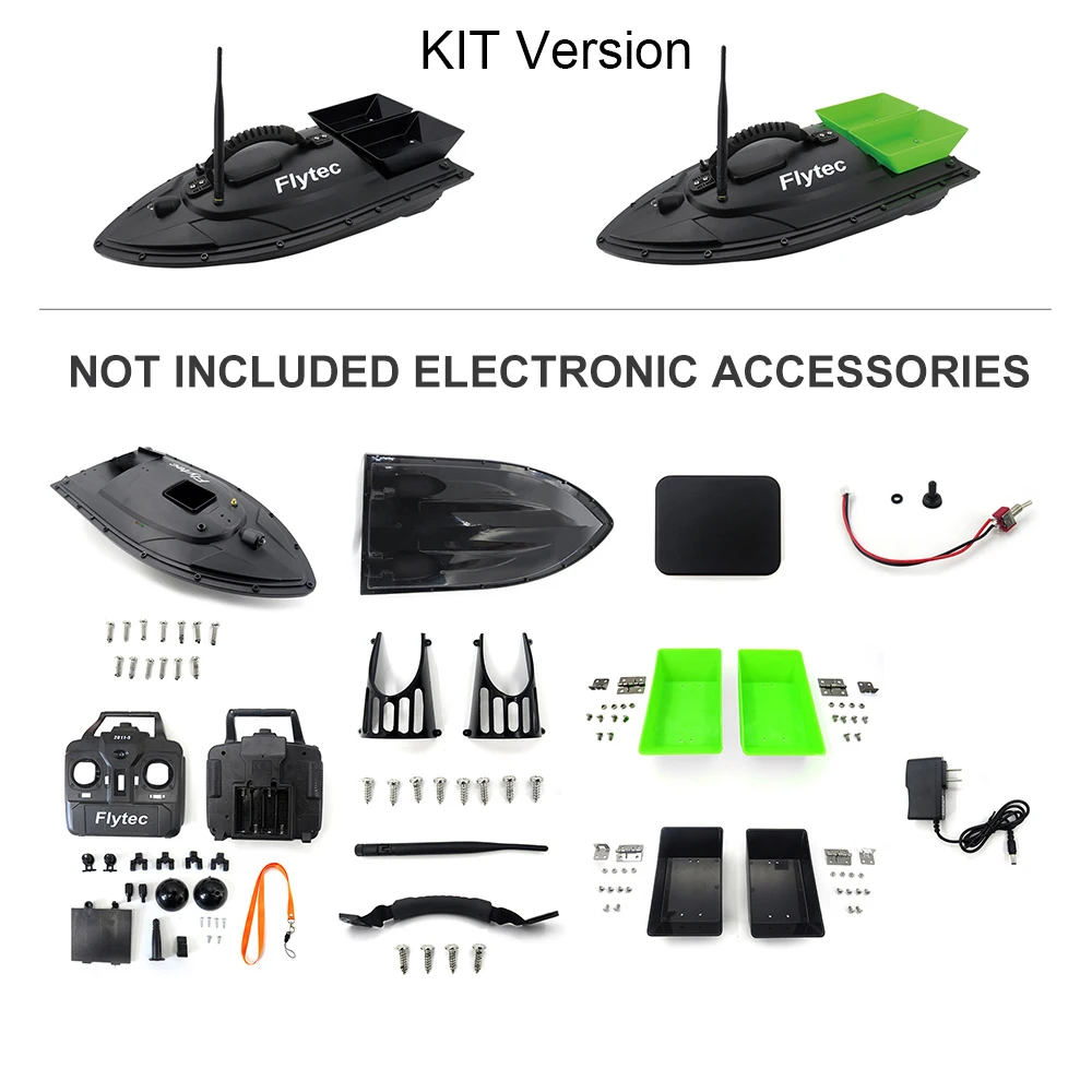Flytec HQ2011 5 рыболовный инструмент Smart RC лодка Цифровая автоматическая Частотная