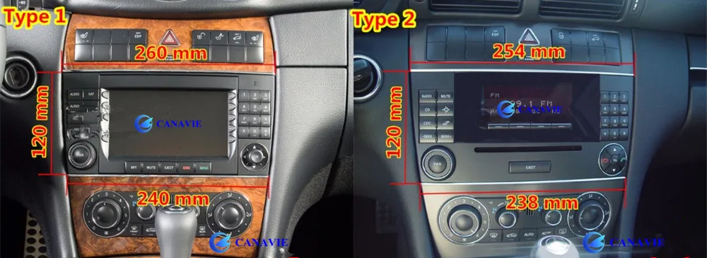 Автомагнитола на Android 8 дюйма GPS для Mercedes Benz C CLK W203 C63 AMG C180 C200 C230 C320 CLK350 CLK500|central