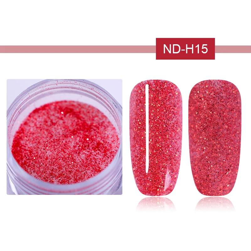 ND-H15 NICOLE DIARY 10 мл система погружения Порошковая голографическая Хамелеон профессиональный дизайн ногтей украшения красочные блестящие ногтей маникюр - Цвет: ND-H15
