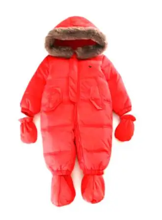 Новинка 2018 горячая распродажа зимний теплый Детский комбинезон для