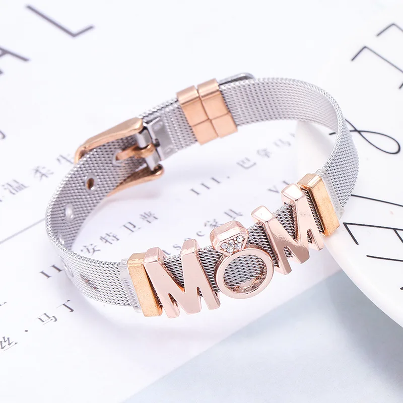 Прямая поставка ювелирные изделия Круглые браслеты с подвесками для мам изящные