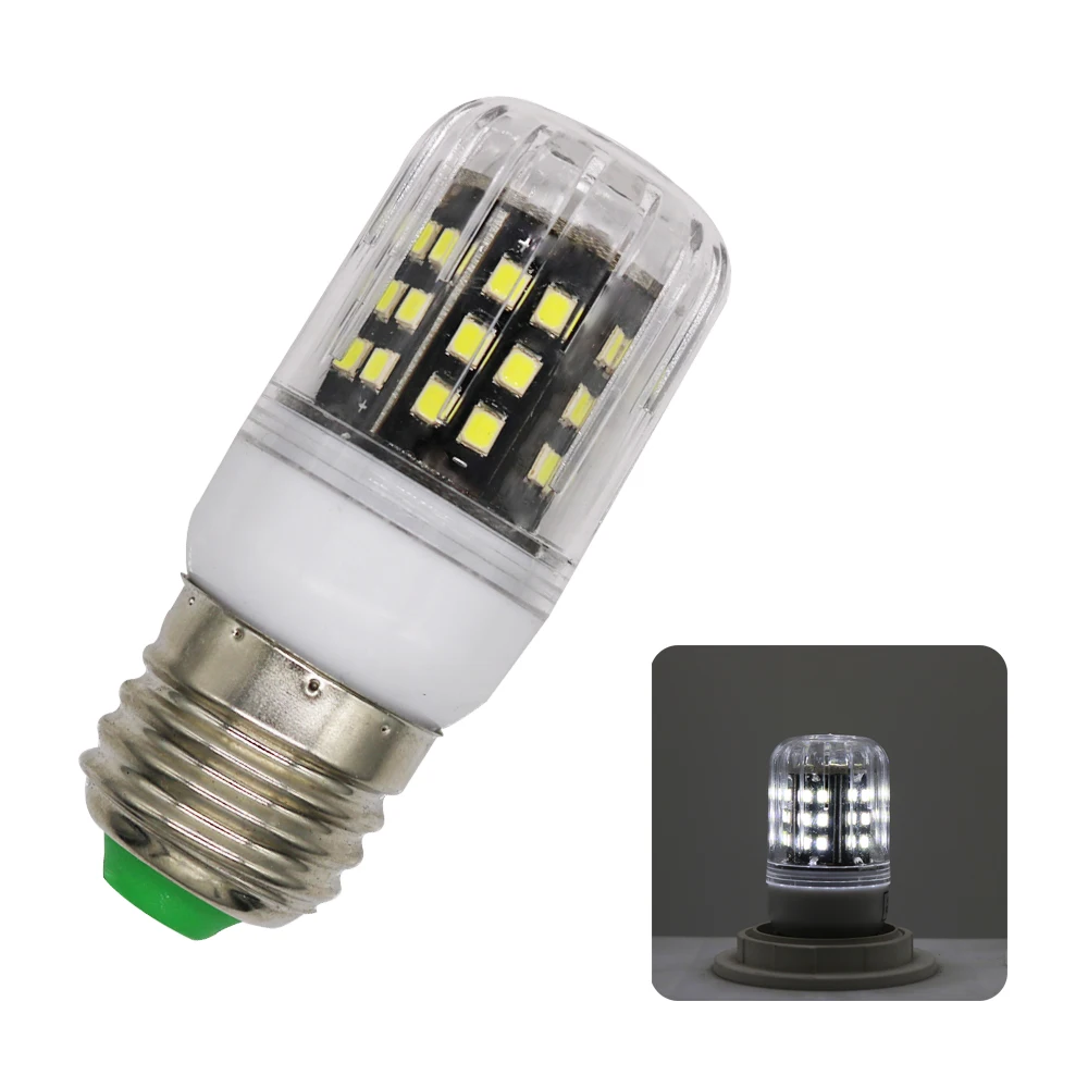 

1Pcs No Flicker E27 3W LED Corn light lamp Aluminum Radiator No Strobe AC 220V 2835 SMD LED Spotlight Bulb For Indoor lighting