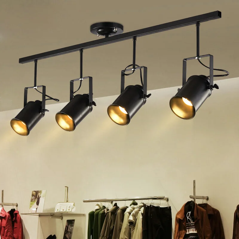 

360 Angle Clothing Shop Chandelier Background Wall Ceiling Bright Track Small Lighting Clothes Cap Led Lamp Household Downlight