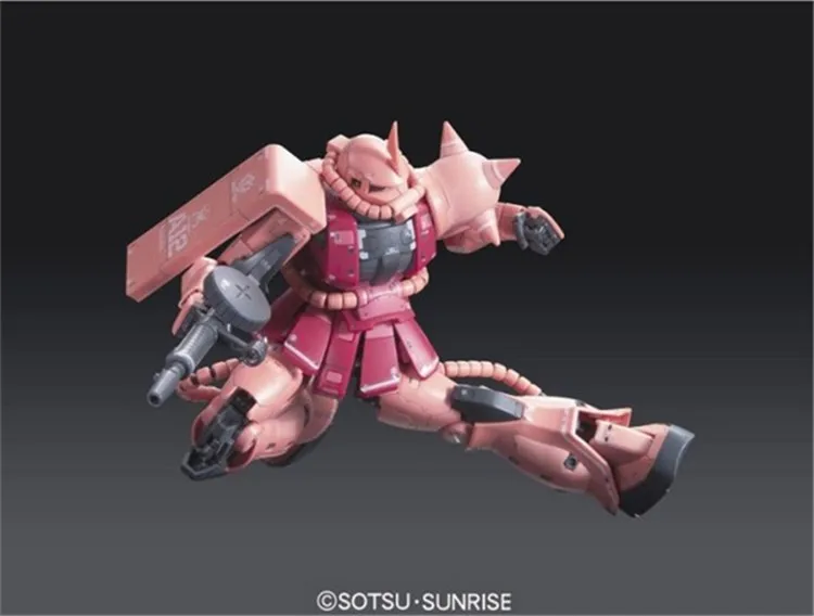 Bandai Gundam RG 1/144 MS 06S Zaku II мобильный костюм сборки модель Наборы фигурки