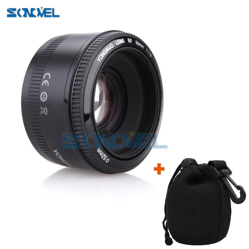 

YONGNUO Lens YN50mm f1.8 YN EF 50mm f/1.8 AF Lens YN50 Aperture Auto Focus for Canon EOS 60D 70D 5D2 5D3 600d Canon DSLR Cameras