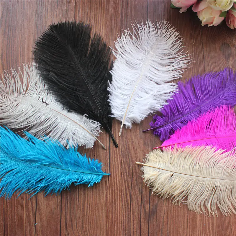 50 шт. украшенные перьями страуса 20 25 см|ostrich feather|natural ostrich feathersfeather feather |
