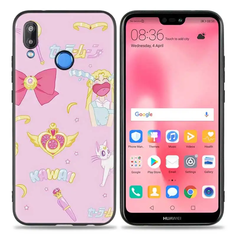A017 Силиконовый чехол для huawei P20 P10 P9 P8 Lite Pro P Smart+ Nova 3i 3E чехол для телефона s Сейлор Мун - Цвет: A017