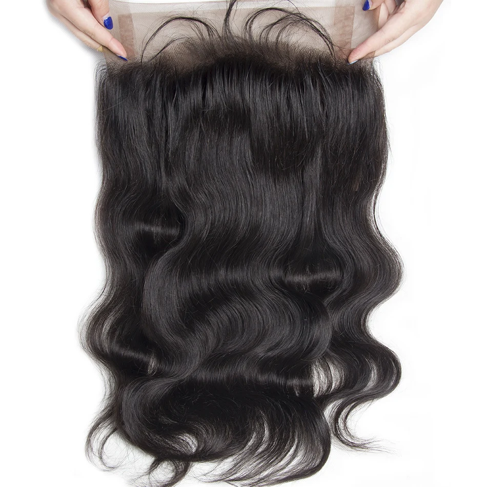 Alibele бразильские пучки волнистых волос с фронтальным Remy волосы плетение 4 или 5 шт