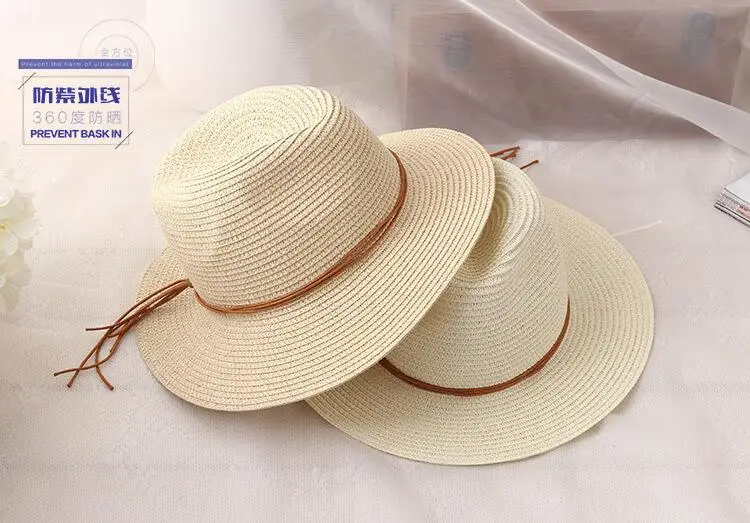 Для женщин летние соломенные Защита от Солнца шляпа Boho Beach Широкими Полями Фетровая шляпа Защита от Солнца шляпа Трилби панаме Бандитский сомбреро мужчин Кепки