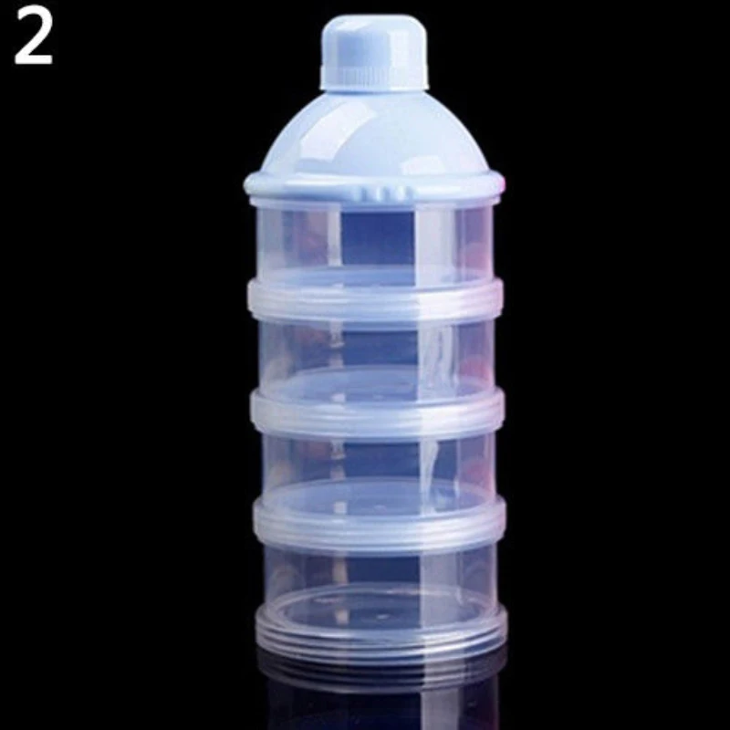 2018 New Solid Baby Food Bottle Milk Powder Box Portable Infant Storage Dispenser Container Travel | Мать и ребенок
