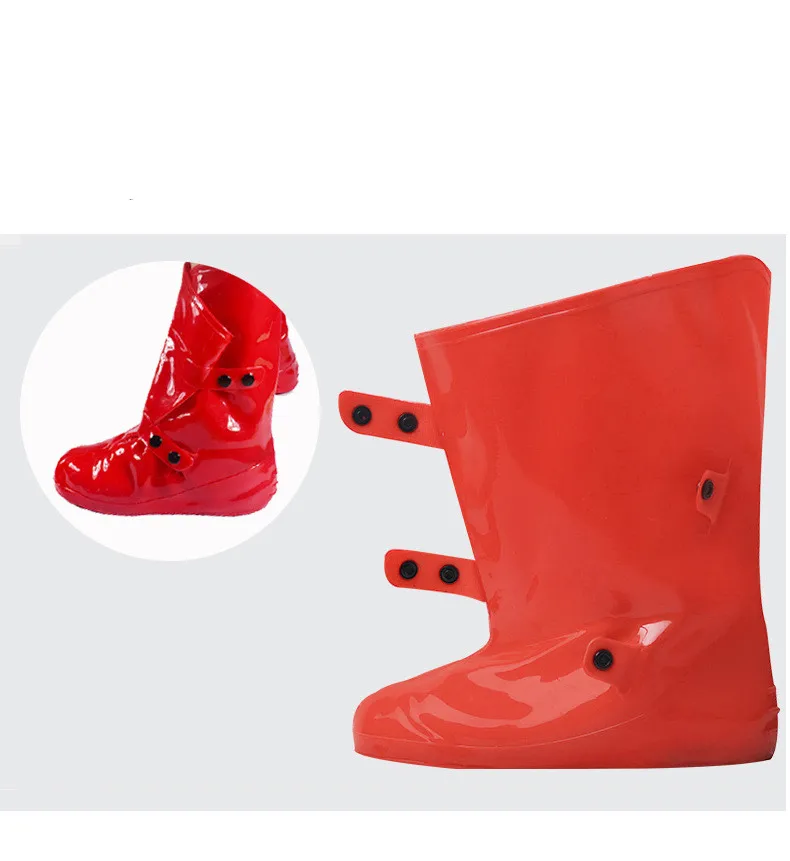 Обувь на высоком каблуке плоской подошве непромокаемая обувь с высоким верхом |