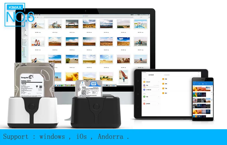 Blueendless 1 Bay Wifi роутер для хранения сетевой Hdd док-станция 2,5 '3,5' SSD Sata USB жесткий диск Корпус чехол TF кардридер