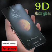 frosted matte glass on for iphone 7 8 plus x xs max tempered glass 9h hardness iphone xr 6 6s screen protector protector glass