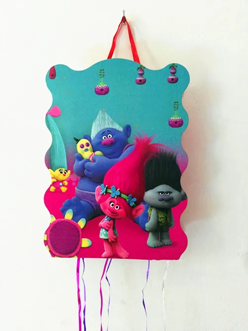 1 компл./лот с героями мультфильма тролли пиньята детский день рождения вечерние