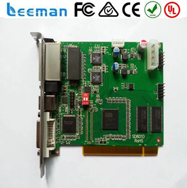 Sc801 CN701 TS802D TS852D DS852D синхронный LINSN TS802 из светодиодов дисплей отправка карты с DVI и