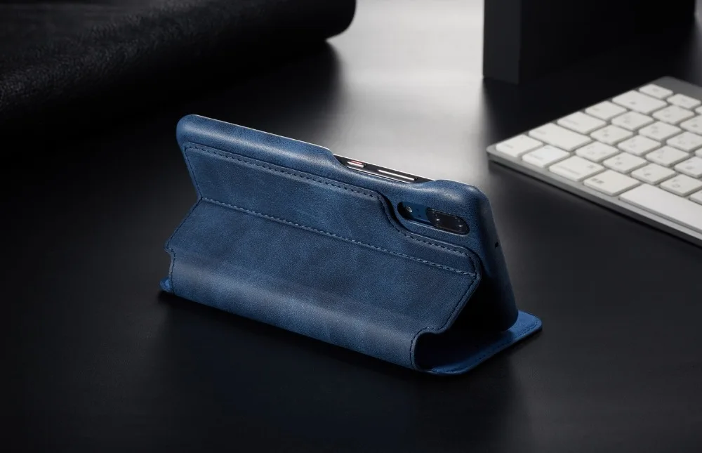 Чехол для HuaWei P20 P20 lite P20 pro Nova 3e с отделениями для карт, откидной кожаный чехол-бумажник