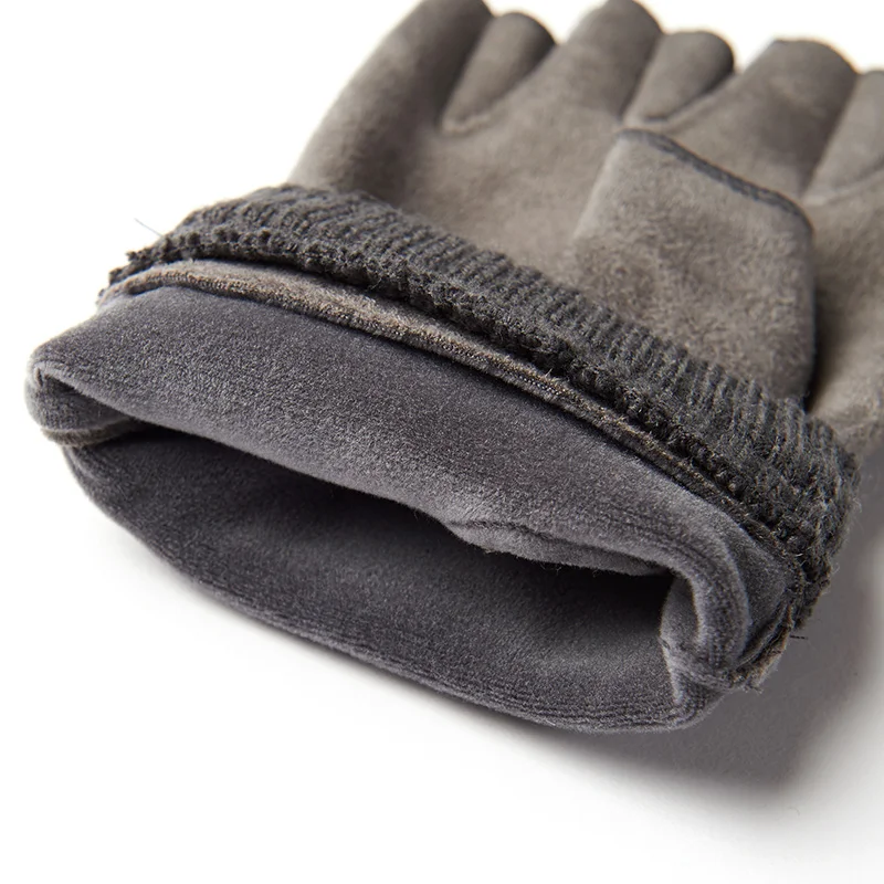 REALBY зимние мужские перчатки высшего качества без пальцев дышащие для вождения