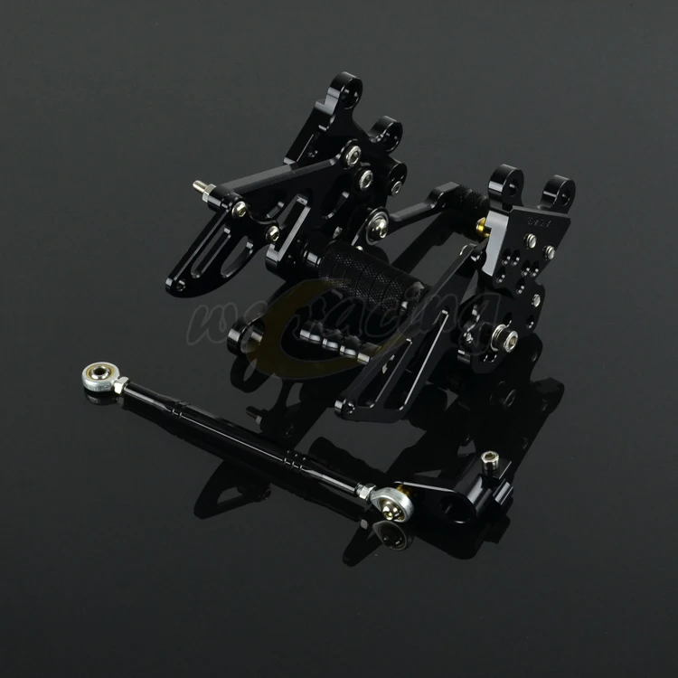 CNC регулируемые мотоциклетные заготовки подножки педали отдых Rearset подножки для Aprilia RSV4 2009-2013 2009 2010 2011 2012 2013