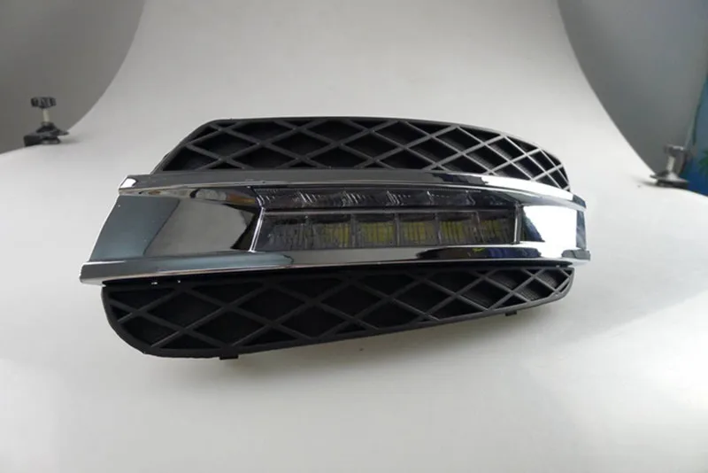 Автомобильные мигающие DRL для Mercedes Benz ML350 W164 ML280 ML300 ML320 2006 2007 2008 2009 дневные ходовые огни противотуманные фары