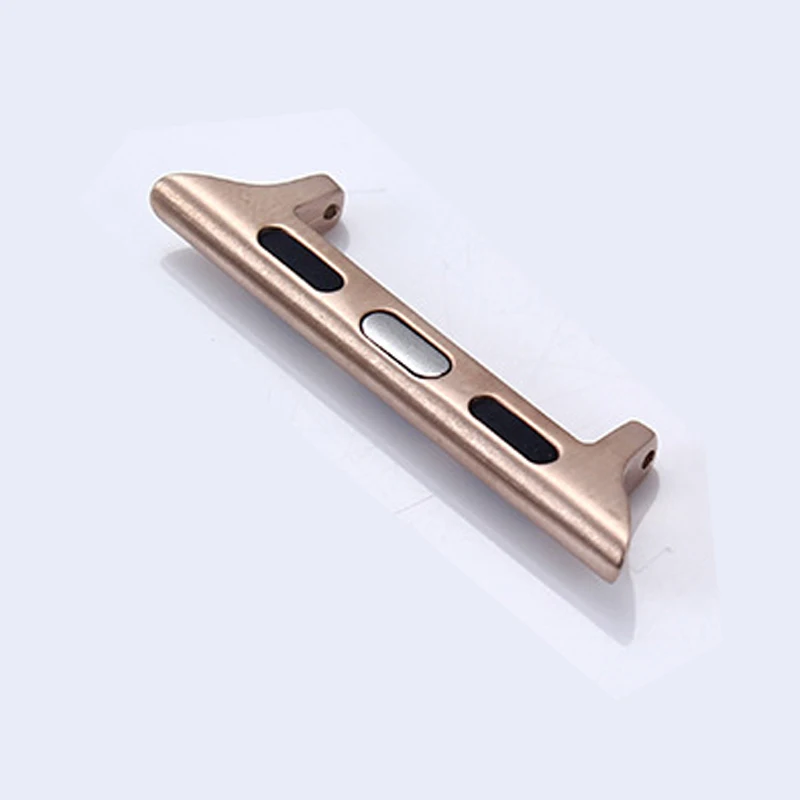light gold Адаптер Разъем для Apple Watch 4 44 мм/40 мм iwatch Группа серия 4 аксессуары застежка бесшовный алюминиевый Linker - Цвет ремешка: light gold