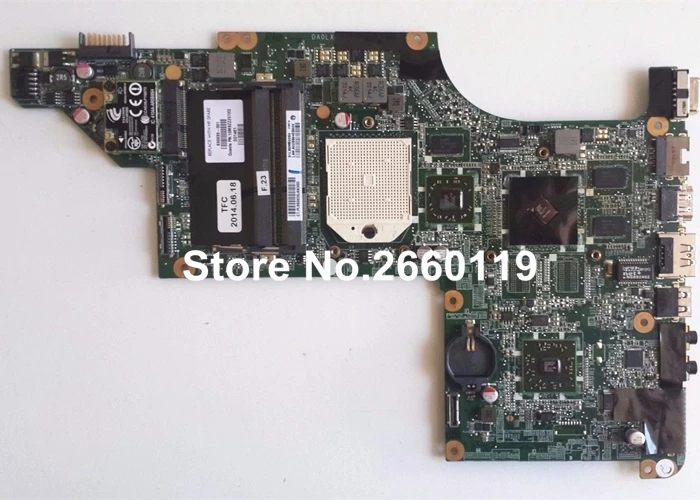 

System motherboard for DV7-4000 630833-001 DA0LX8MB6E1 series mainboard, fully tested