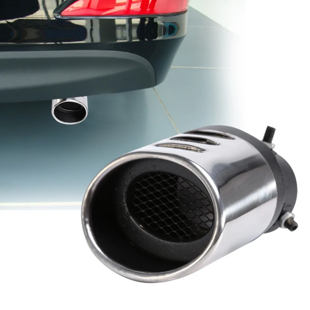 Автомобильный StylingCurved глушитель выхлопной трубы наконечник Отделка Декор