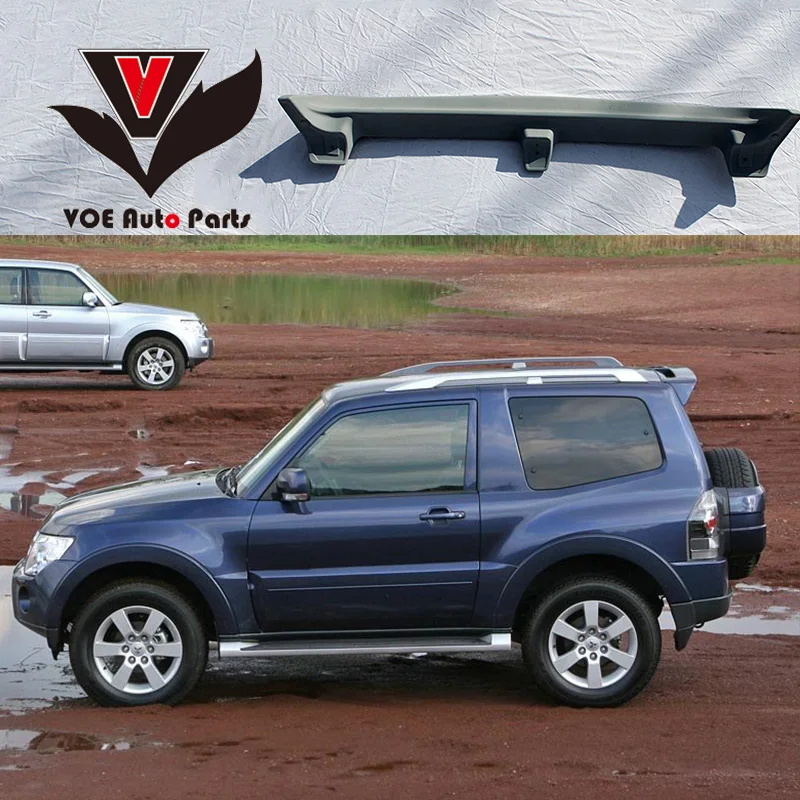 2007 2008 2009 2010 2011 2012 2013 2014 2015 Pajero задний спойлер из АБС пластика для Mitsubishi Pajero|rear wing