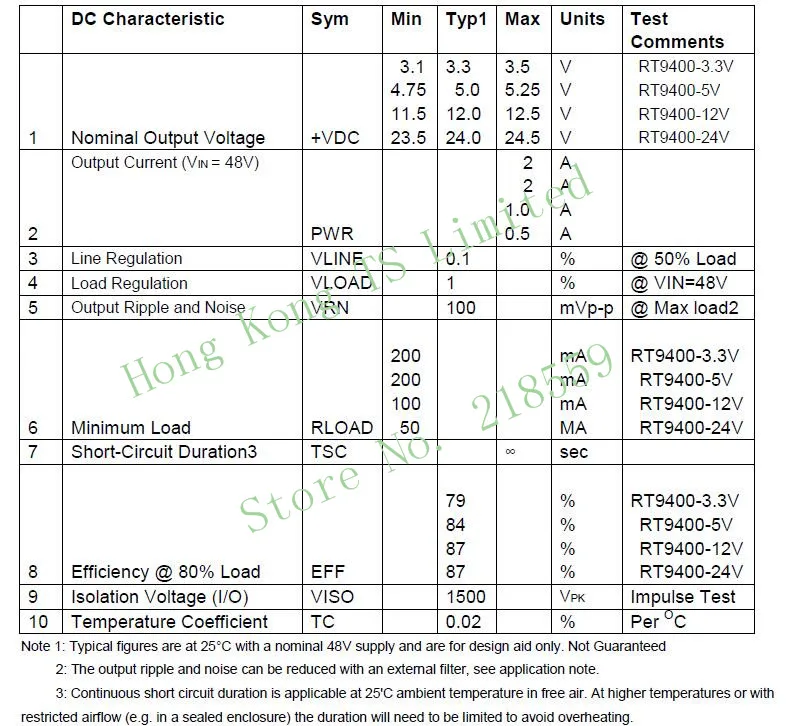 RT9400 3,3 V/5 V/12 V/24 V RT9400 13 W модуль порта вызова RT9400 модуль питания