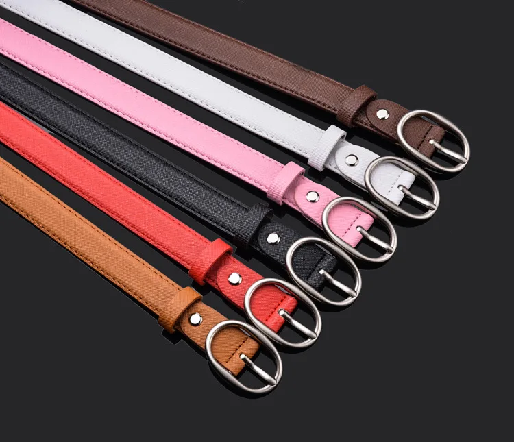 2019new fashion designer kids belt strap hight quality luxury brand fashion pu leather children belt boys/girls metal buckle pin
